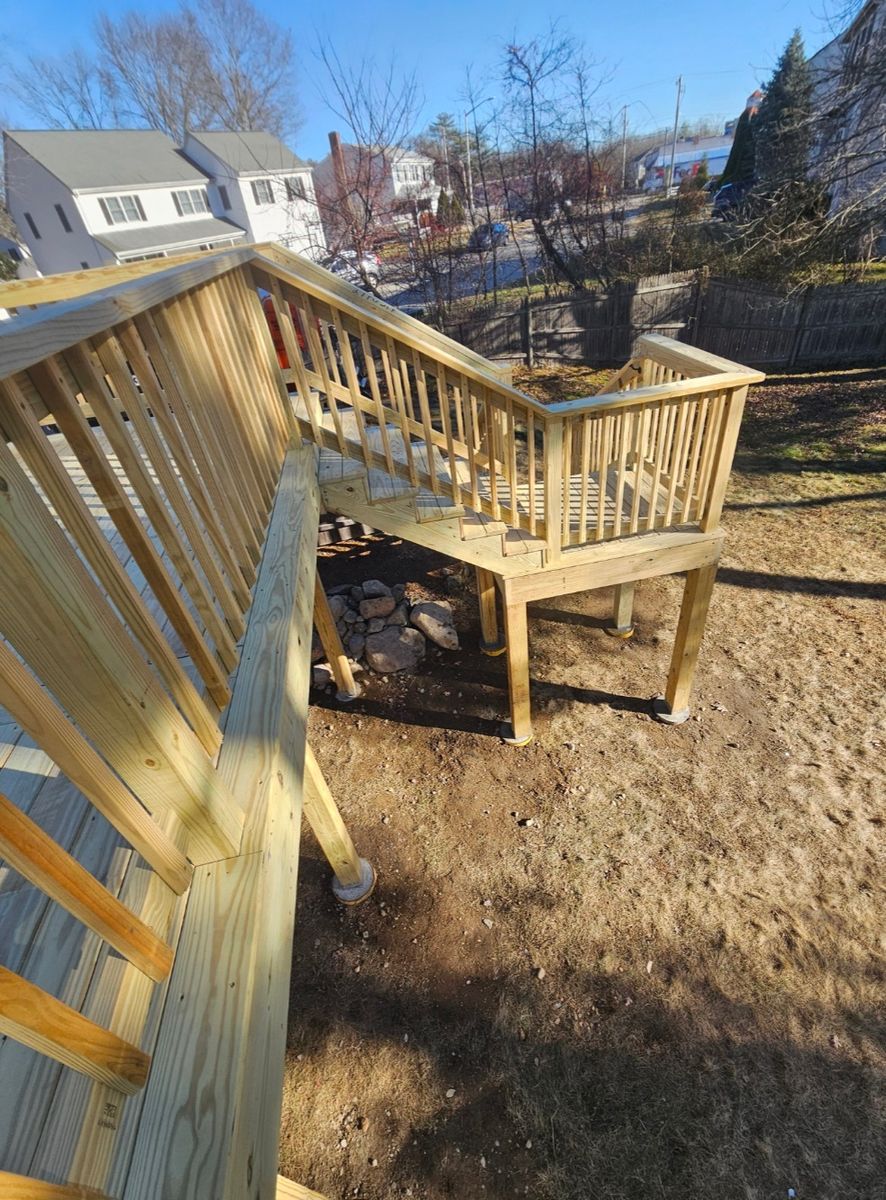 Deck Craftsmanship Services for South Coast Decks LLC in Mansfield, MA