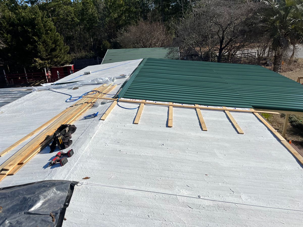 Metal Roof for JB Nealy Fence in Elgin, SC