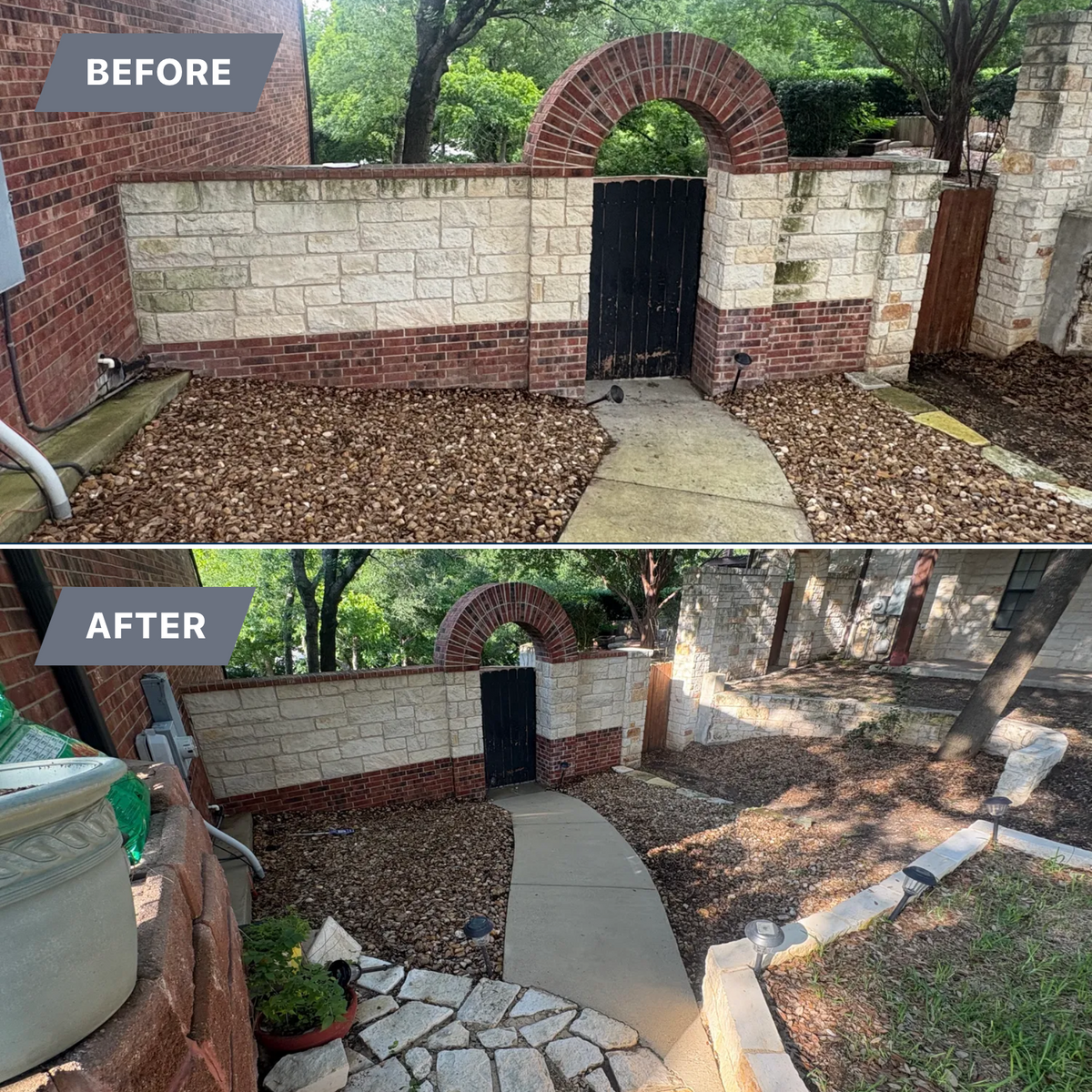 Driveway and Sidewalk Cleaning for Top Notch Exterior Cleaning Solutions in Nolanville, TX