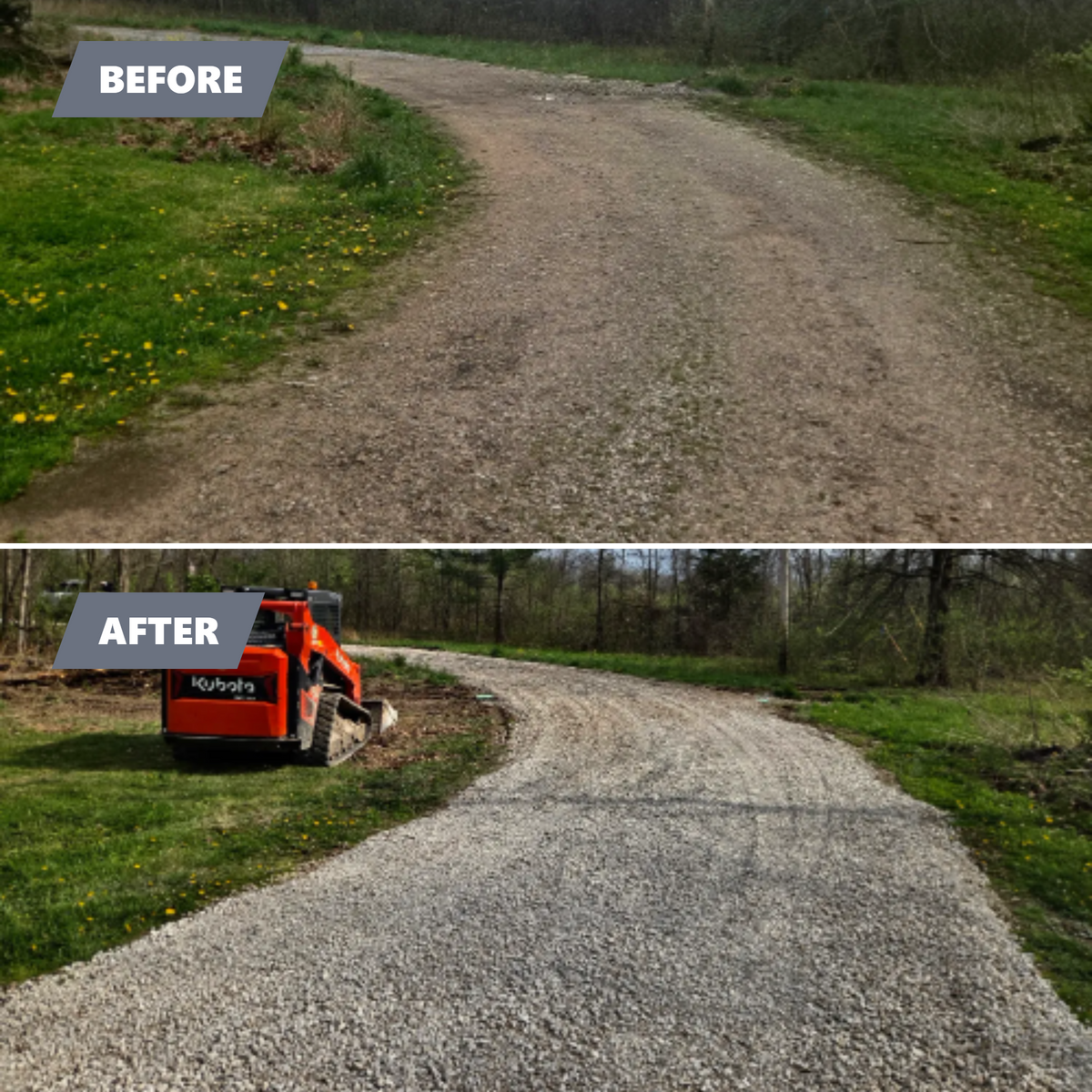 Complete Driveway Restoration for Bollinger Fence And Property Management in Johnstown, OH
