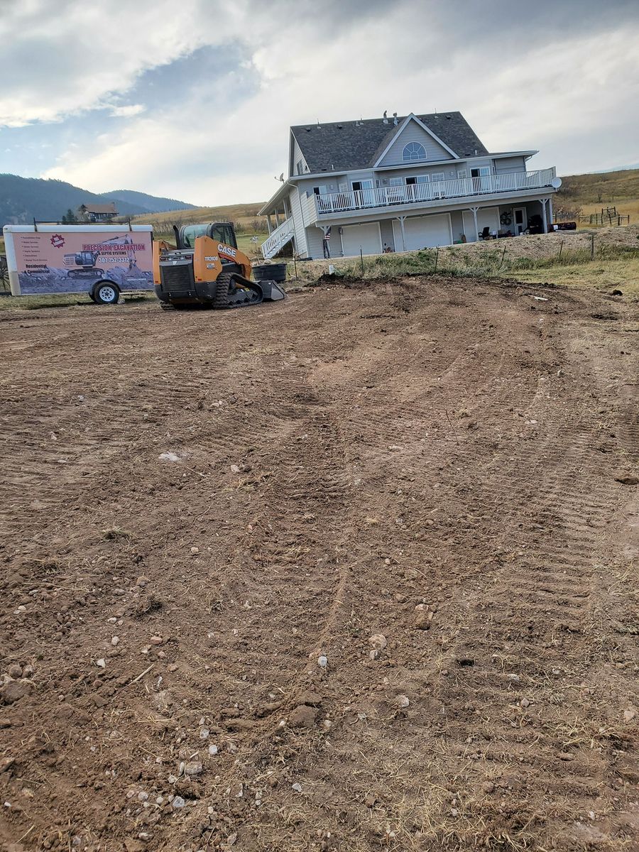 Leveling for Precision Excavation and Septic Systems in Sheridan, WY