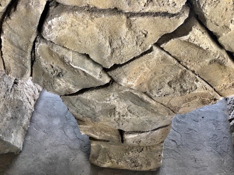 Custom Carved Concrete for Texas Curb N Borders in Houston, TX