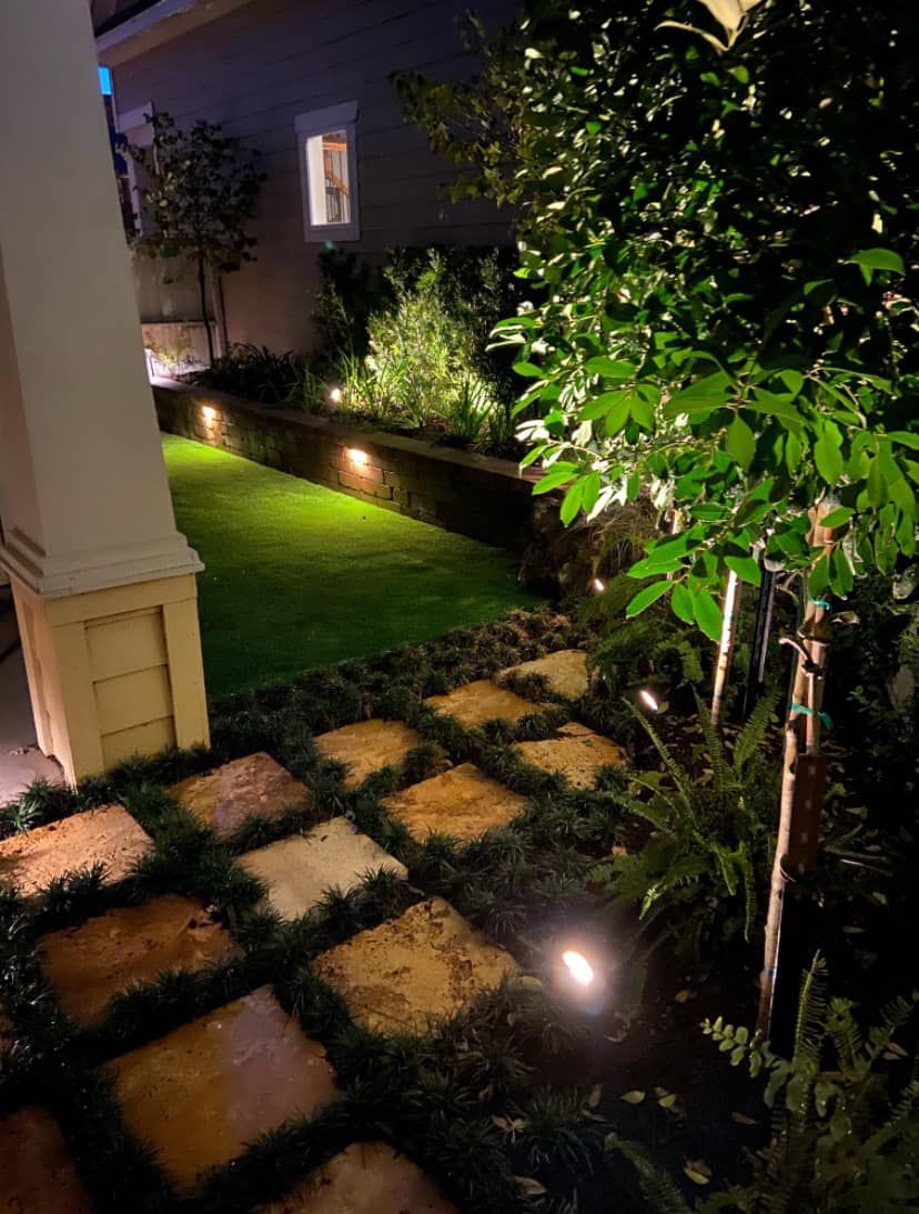 Landscape Lighting for Atlas Land Design in Creekside Park, TX