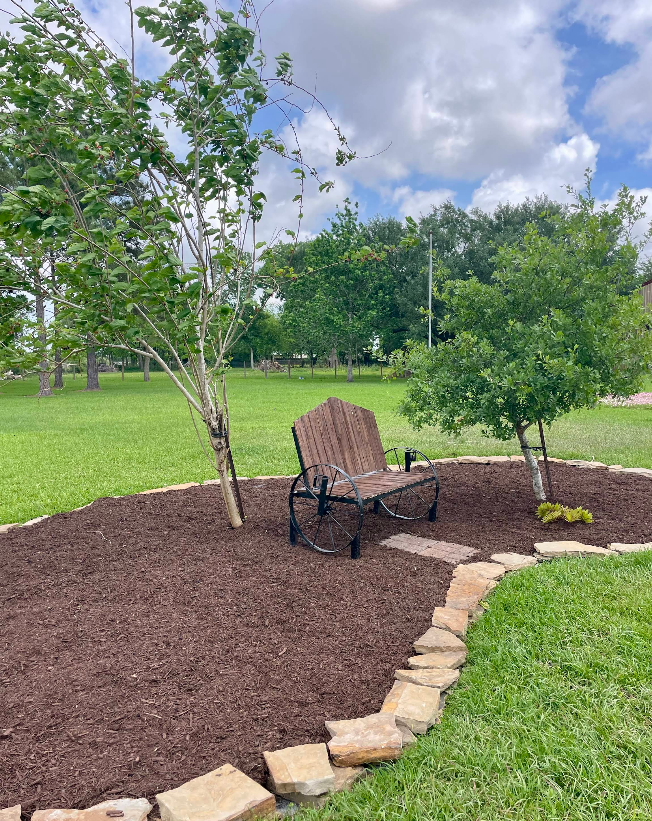 Mulch Installation for Full Armor Landscapes in League City, TX