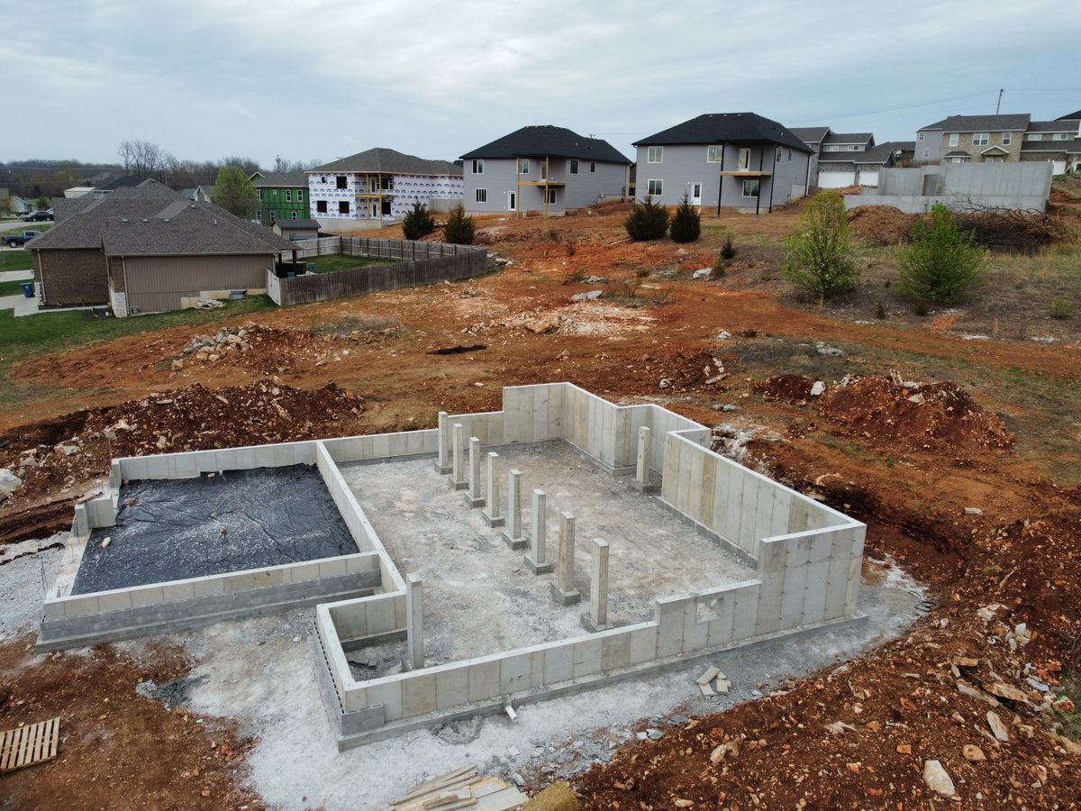 Foundation Walls for Kain's Concrete in Springfield, MO
