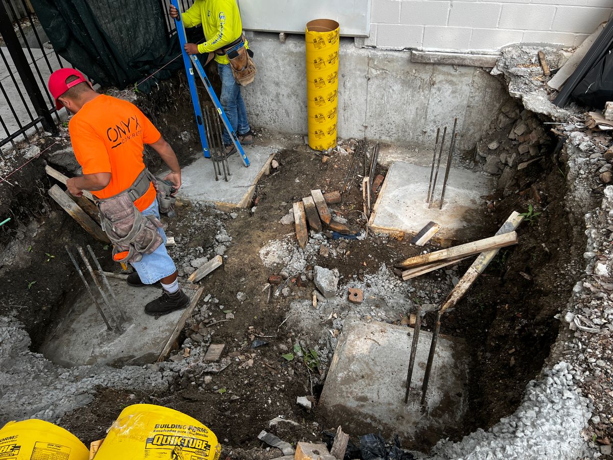 Concrete Piers for Onyx Concrete Contractors in Chicago, IL