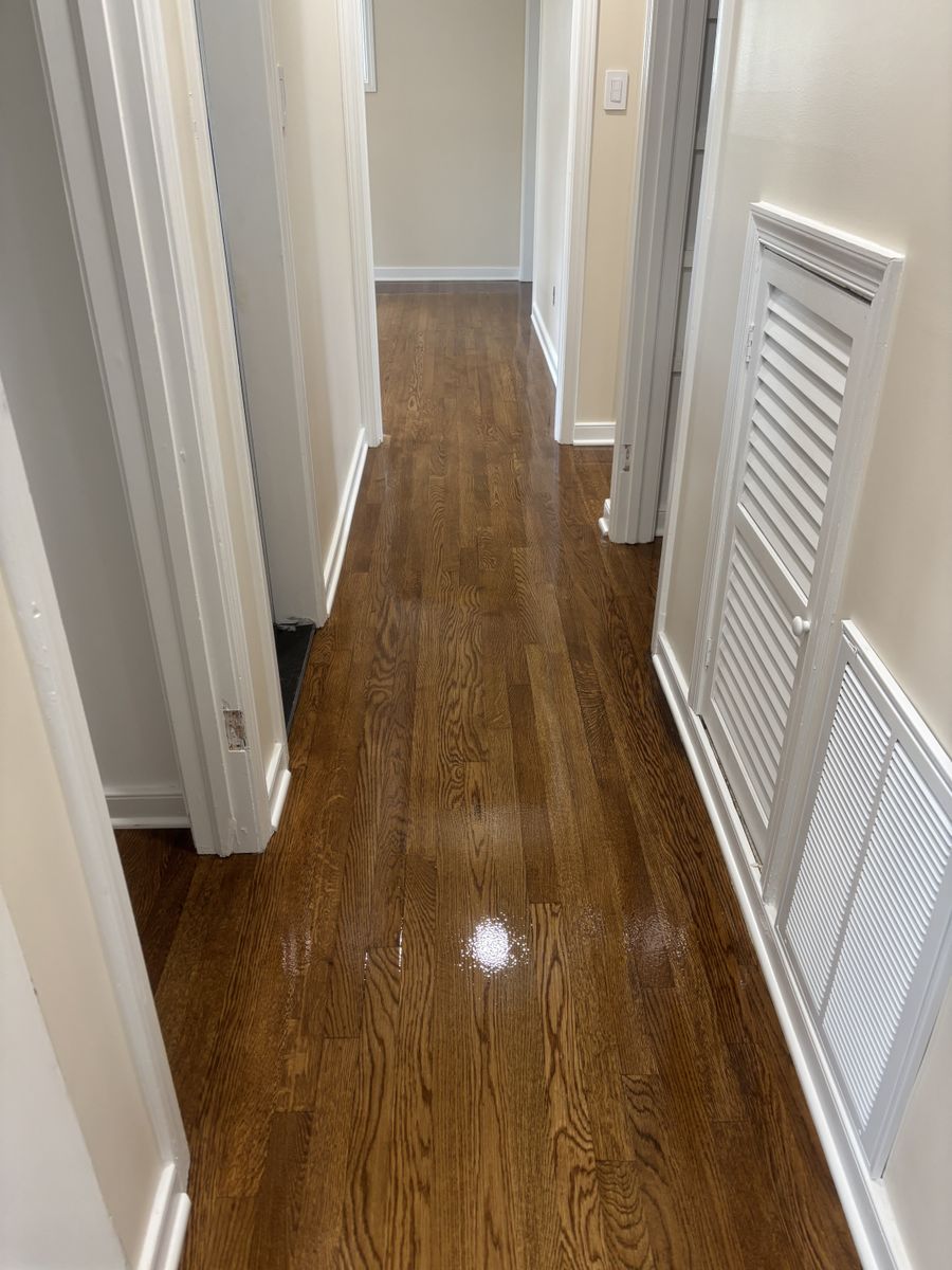Refinishing hardwood flooring for Jason Tench Flooring LLC in Richmond, VA