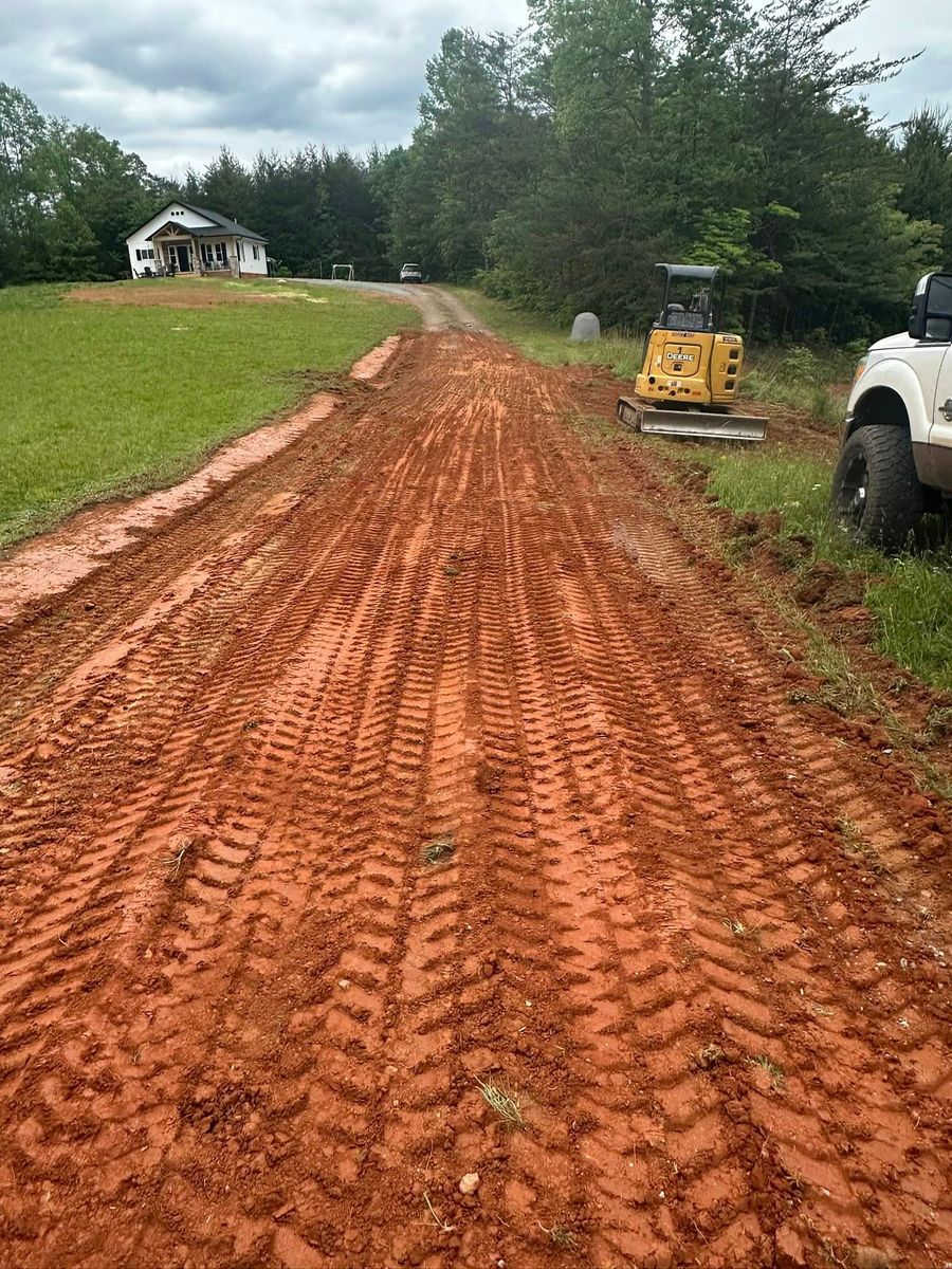Land Grading for CSM Hauling in Rutherfordton, NC