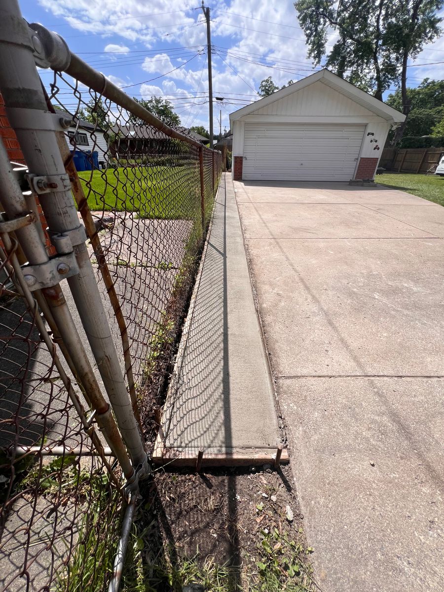 Channel drain for Alltimate Outdoor Services in Warren, MI