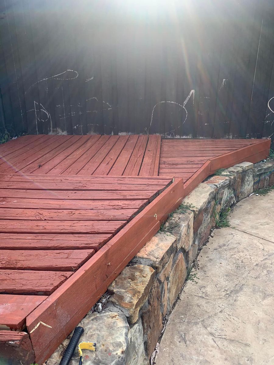 Deck & Patio Installation for Browner's Construction in Carrollton, TX