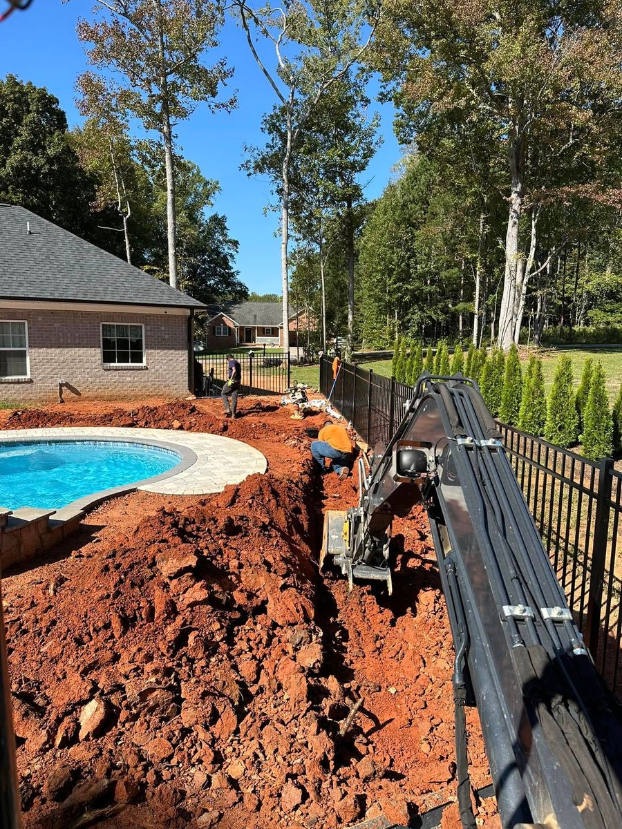 Foundation Digging for Precision Site Works LLC in Mocksville, NC