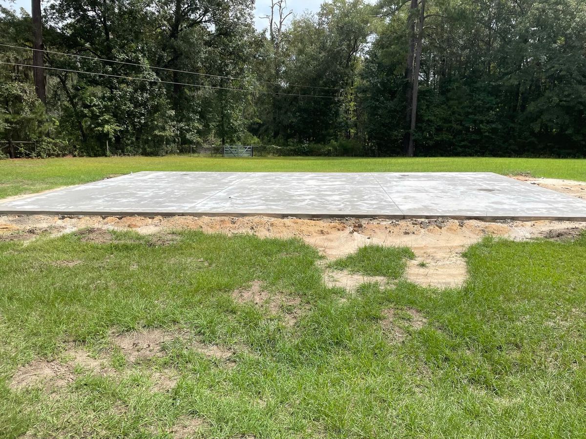 Concrete Pads for Iron Industries in Bluffton, SC
