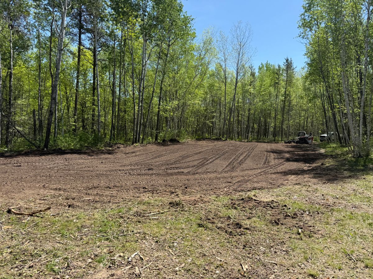 Site Leveling and Grading for Northern Summit Landworks in Little Falls, MN