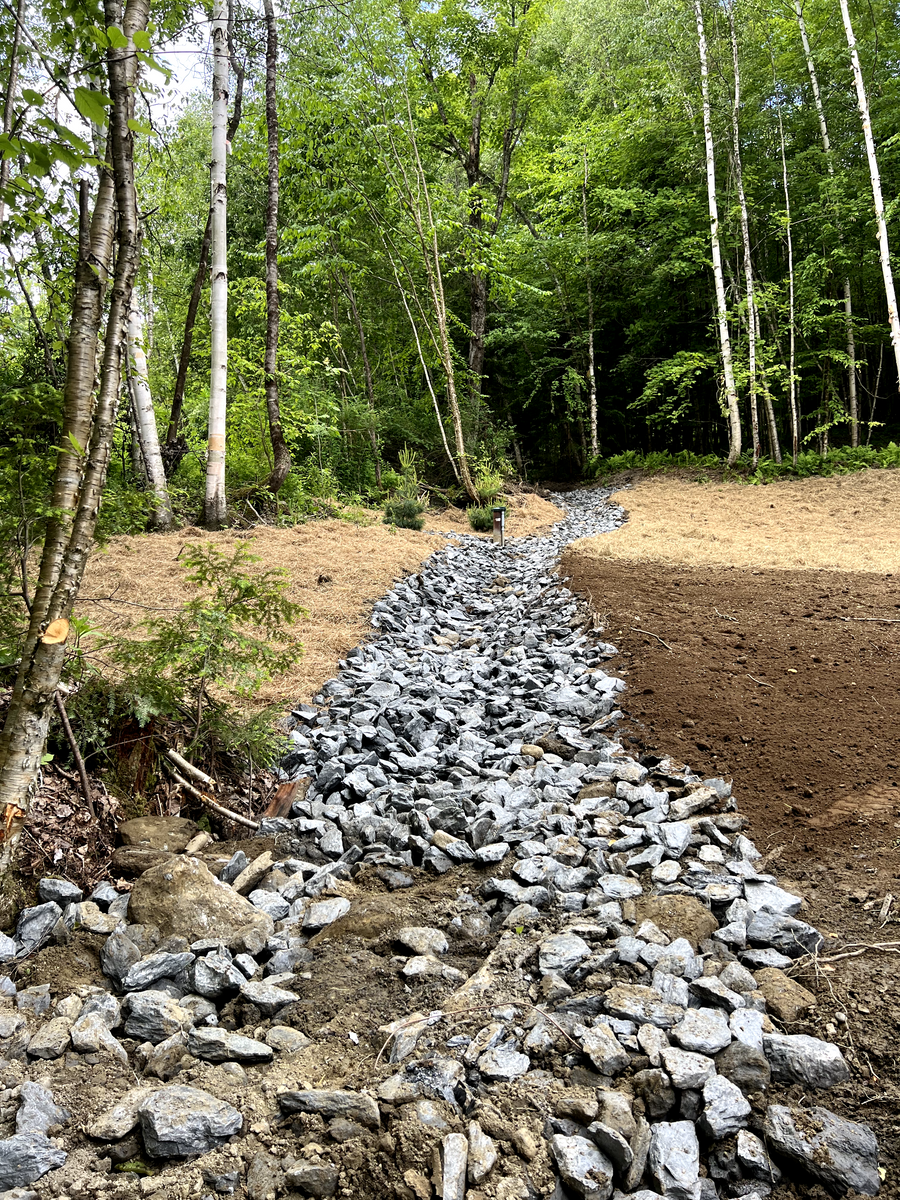 Land Grading for Andy Naylor Excavation in Johnson, VT