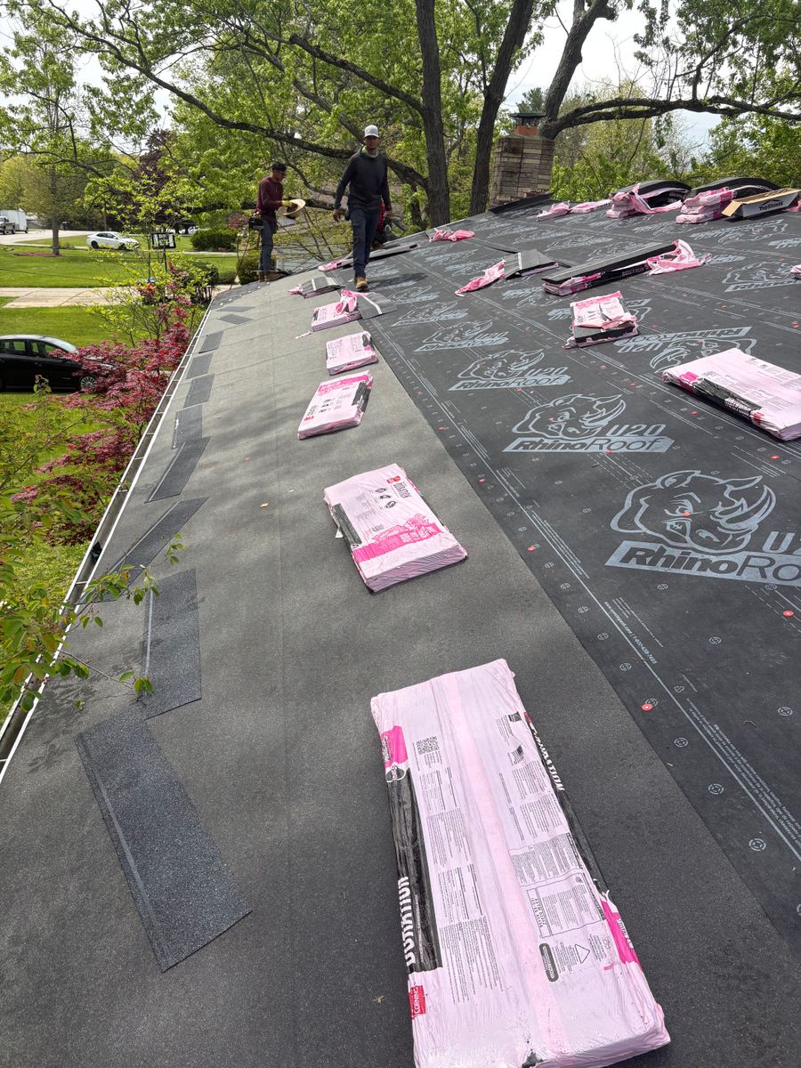 Roofing Installation for Rise Above Roofing in Stow, OH