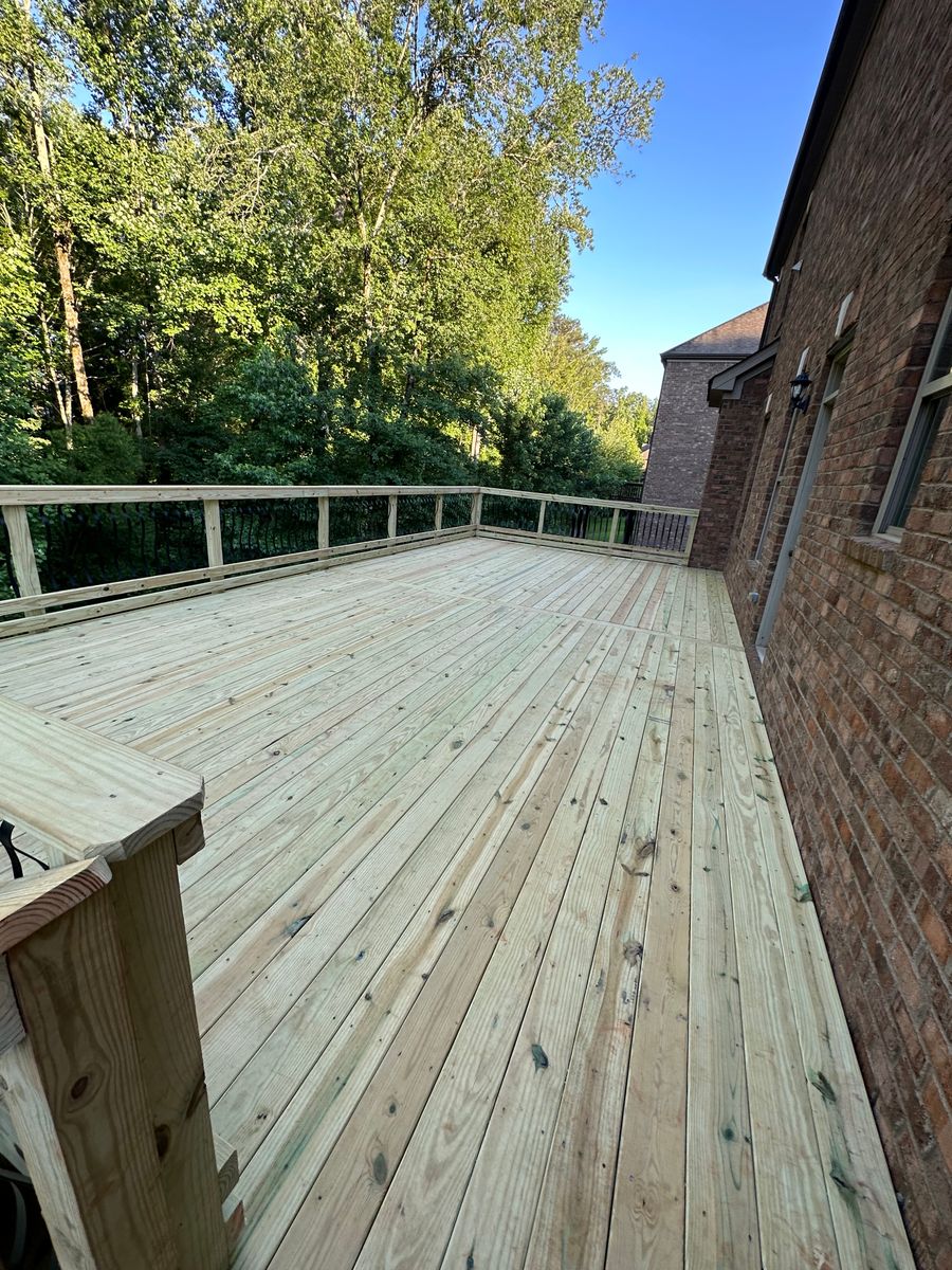 Deck and Patio Construction for JDP Construction Group in McDonough, GA