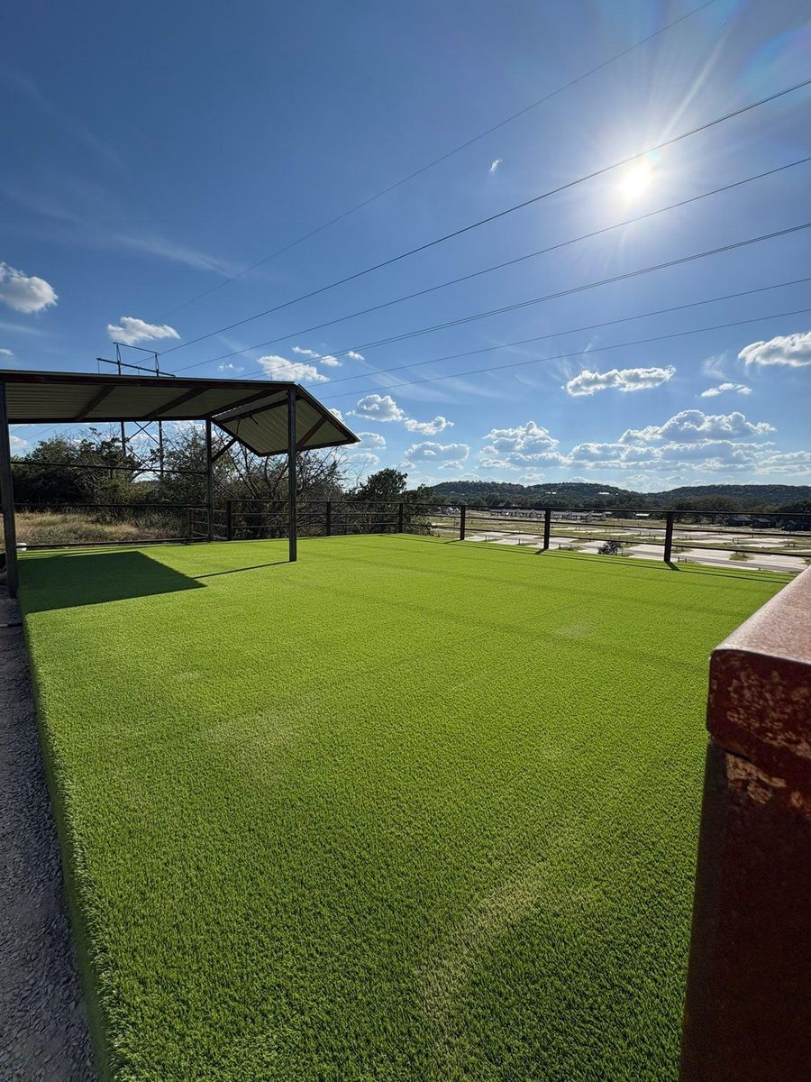 Turf Installation for Creative Edge Co. in San Antonio, TX