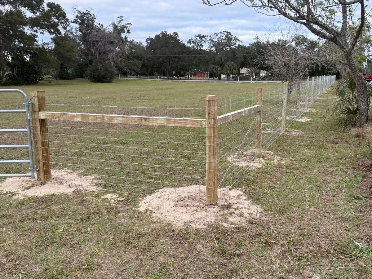 Wood Fencing for Nettles Fence in Lake County, FL