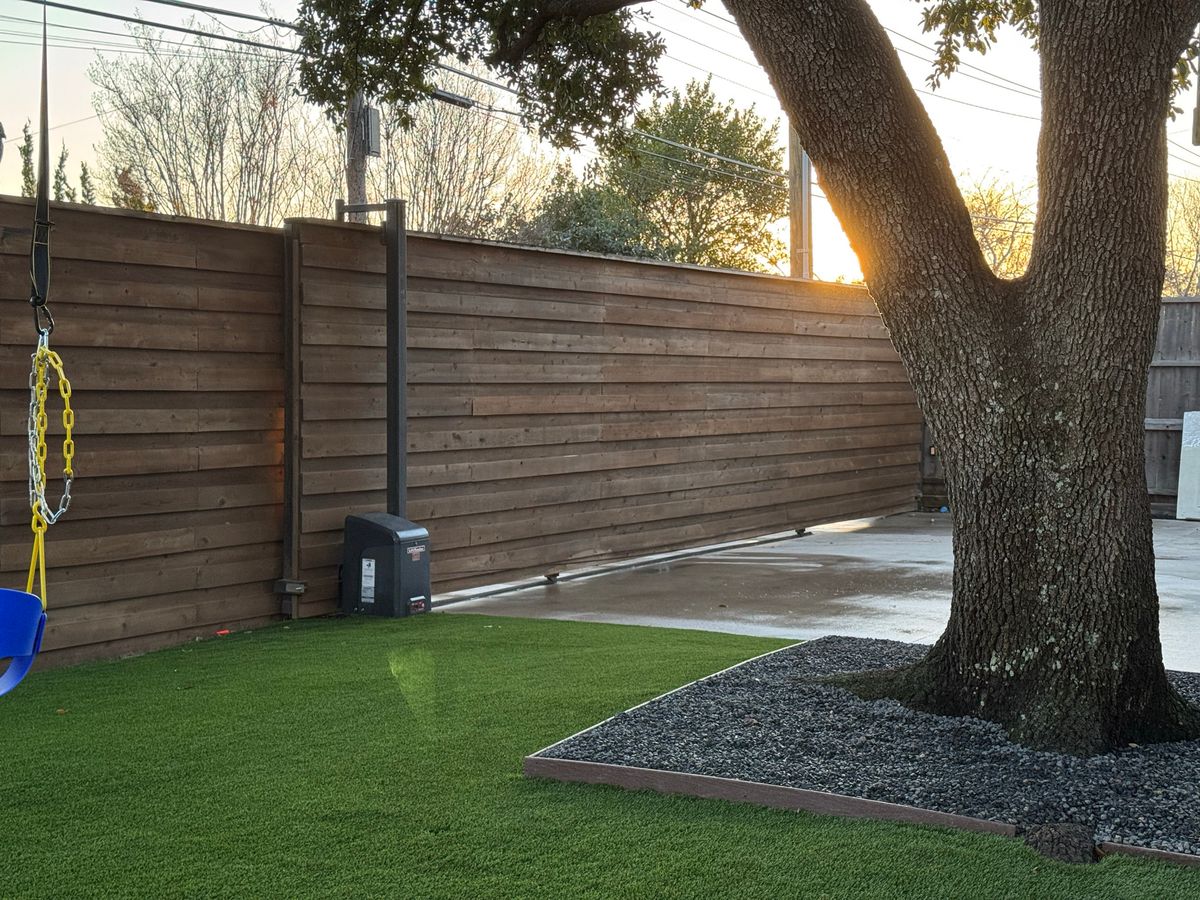 Synthetic Turf & Sod Installation for Walker Custom Exteriors in Dallas, TX