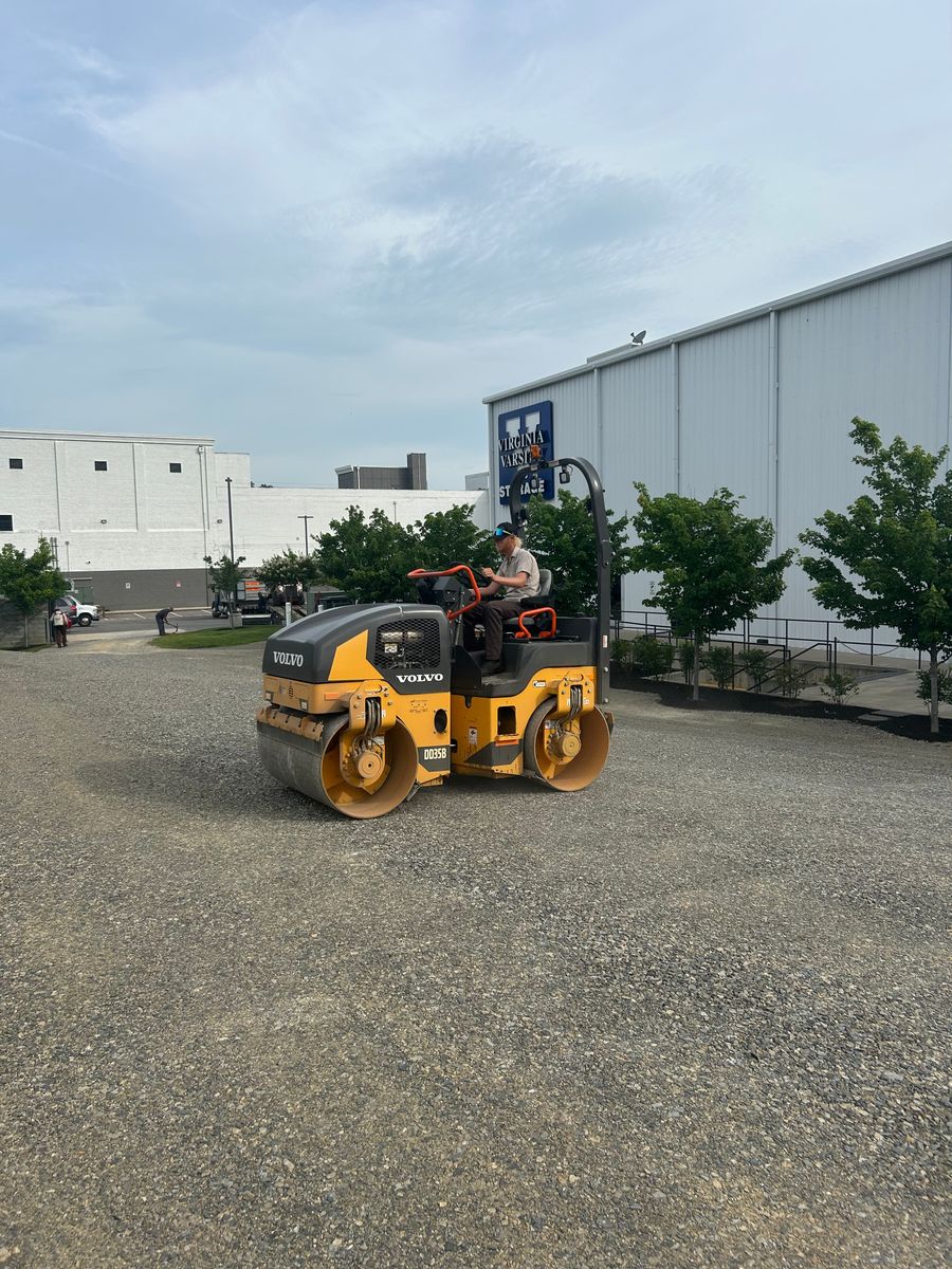Grading for James R Carter Paving in Roanoke, VA