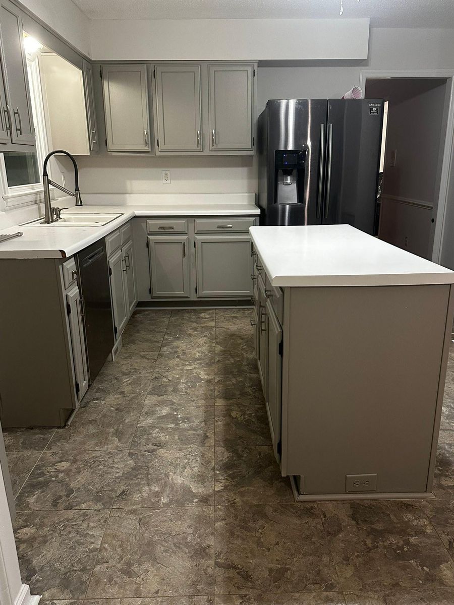 Kitchen and Cabinet Refinishing for Paintway to Heaven in Raleigh, NC