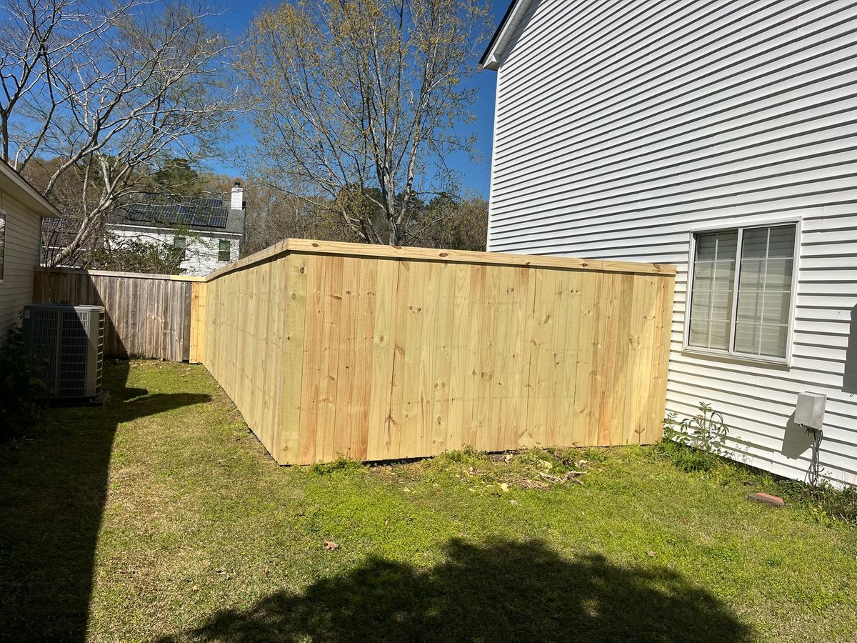 Fencing for Veteran Home Solutions in Summerville, SC