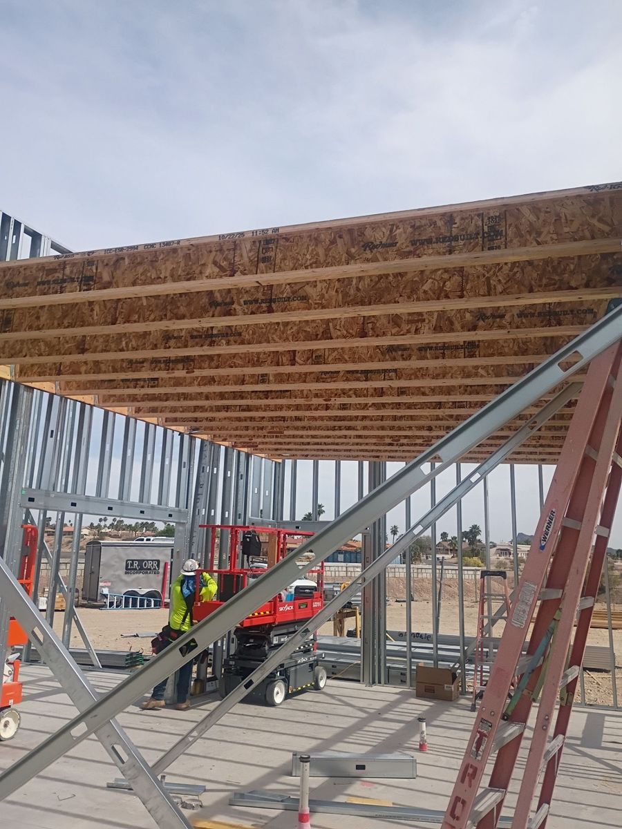 Framing for Ant Farm Construction in Kingman, AZ