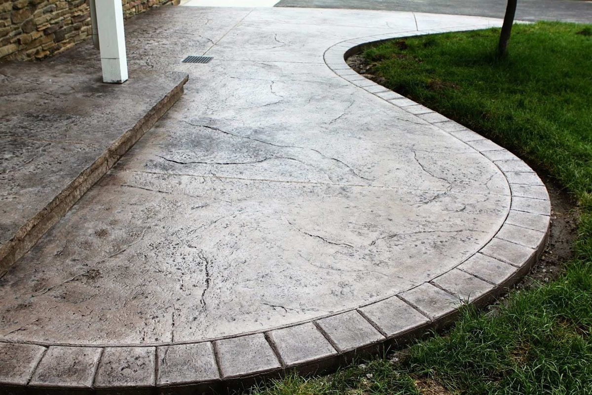 Stamped Concrete Installation for Hard Knox Concrete  in Montpelier, ID