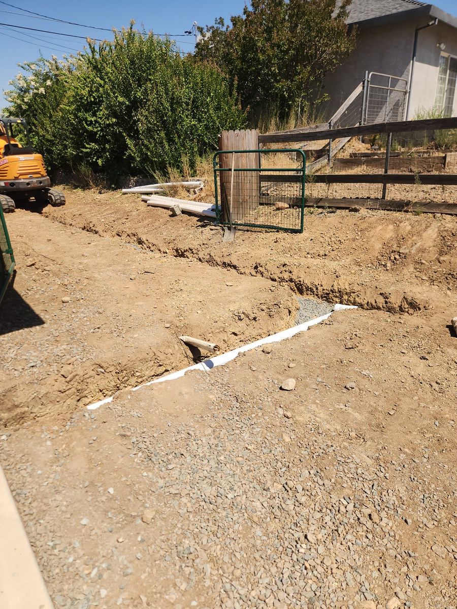 Grading for Amador Engineering Inc. in Acampo, CA