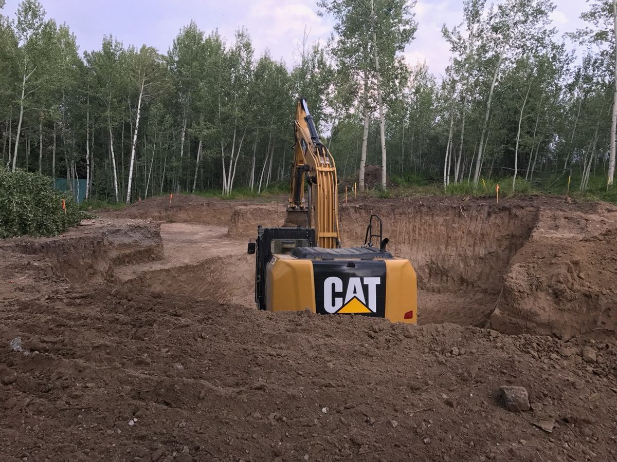 Foundation Excavation for Hansen Earth Works in Jackson, WY