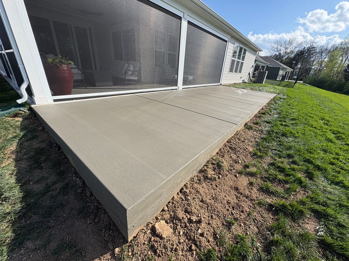 Concrete Patios for Premier Concrete Scapes in Murfreesboro, TN