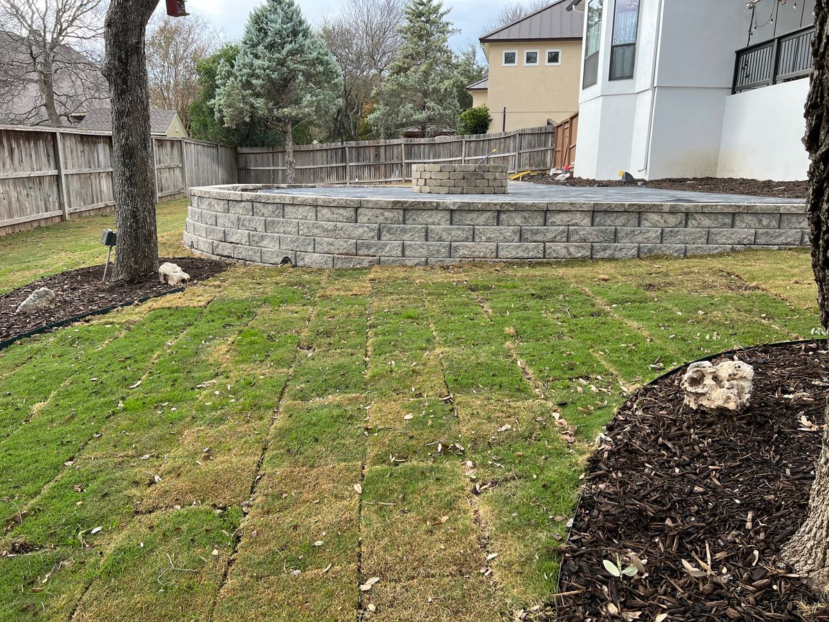 Mulch Installation for DR Landscape in San Antonio, TX