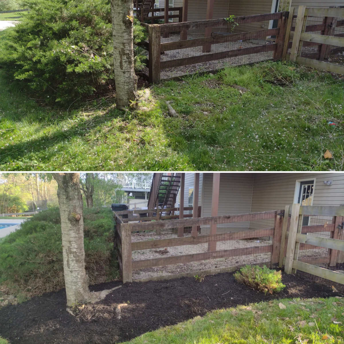 Mulch & Pine Straw Installation for Green Shoes Lawn & Landscape in Cincinnati, OH