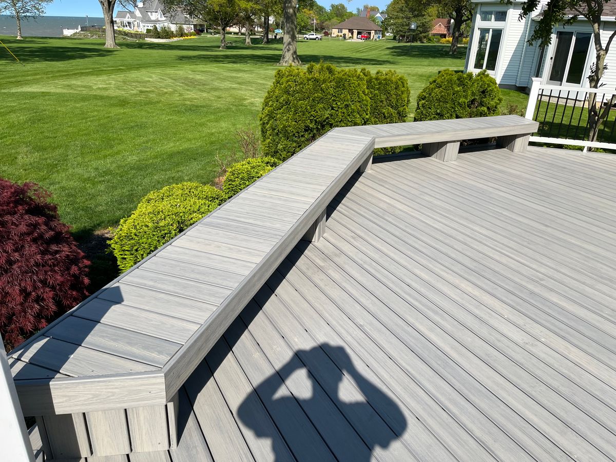 Composite Deck for Castle Fence and Deck LLC in Medina, OH