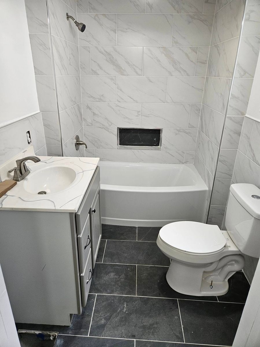 Bathroom Renovation for Branch Construction in Pittsburg, PA