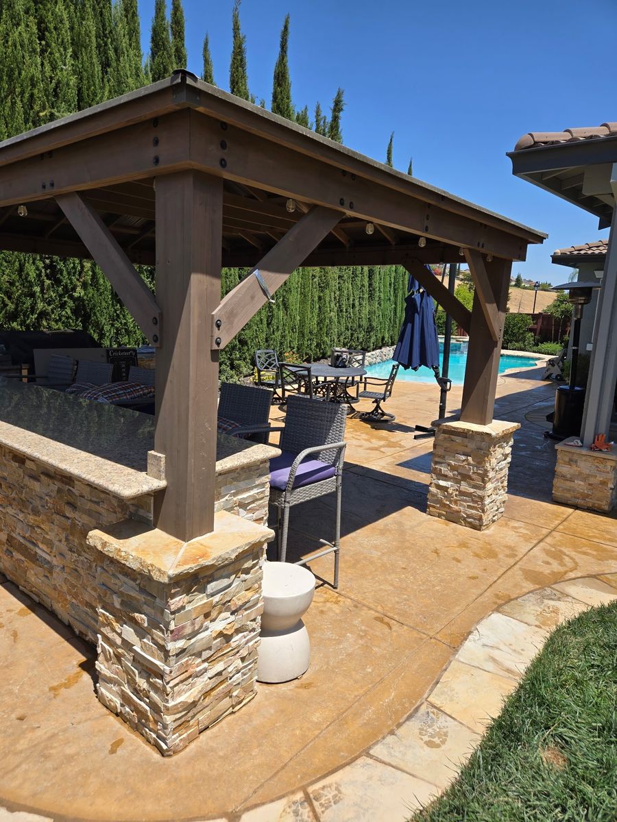 Backyard Transformation for LEBEC, Inc in Brentwood, CA