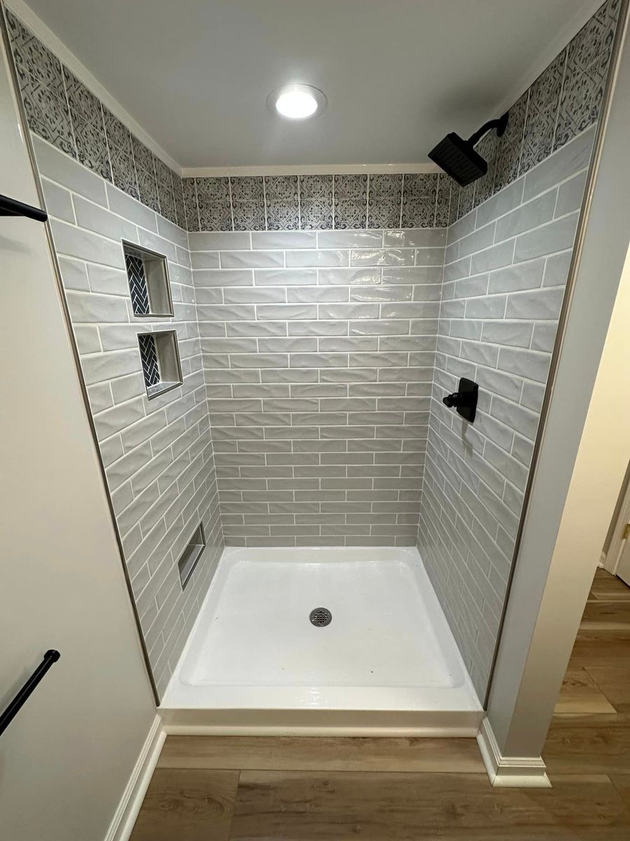 Bathroom Renovation for Top Tier Construction in Madison Heights, VA