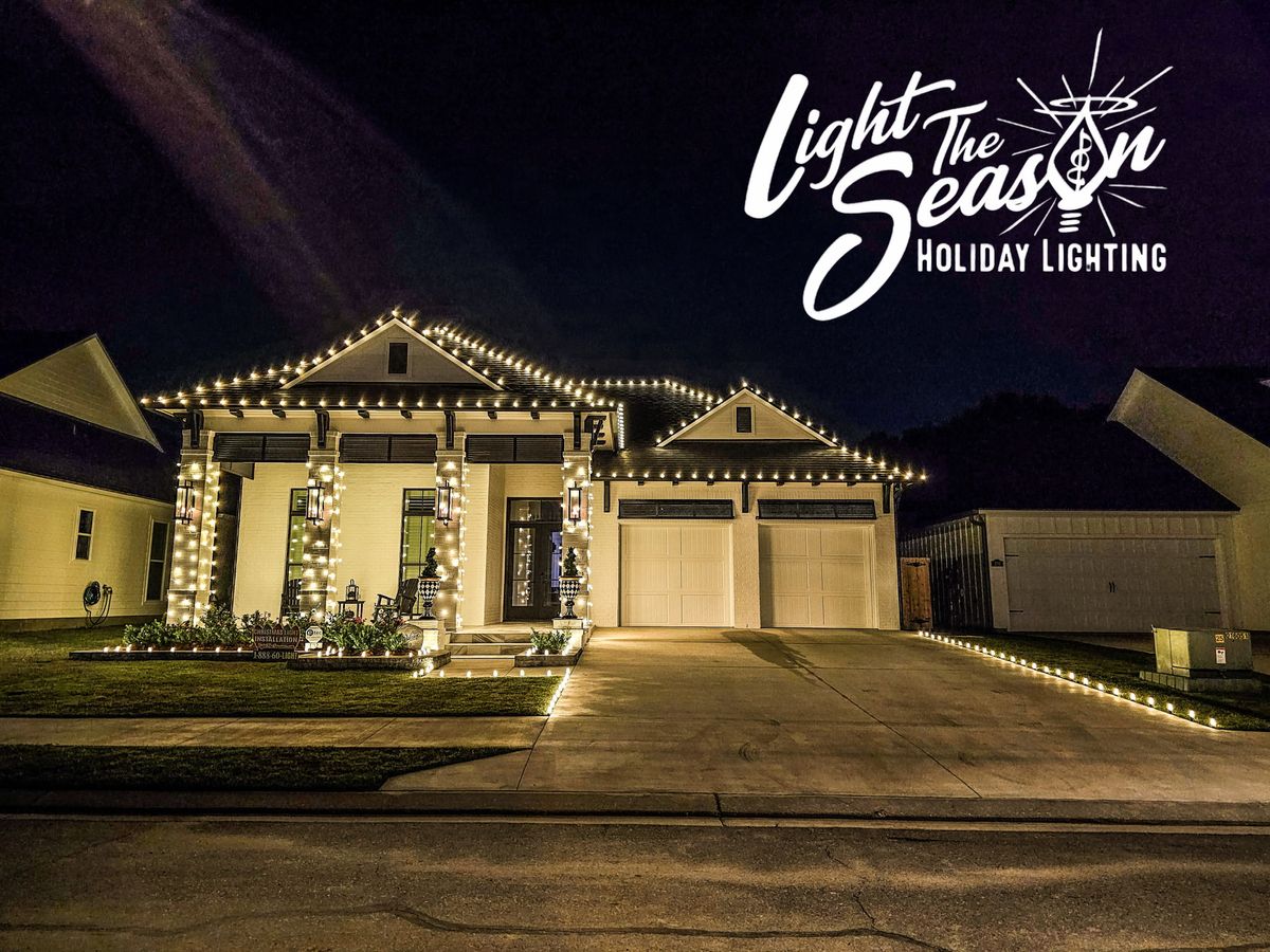 Fascia and Rooflines for Light the Season in Lafayette Parish,  LA