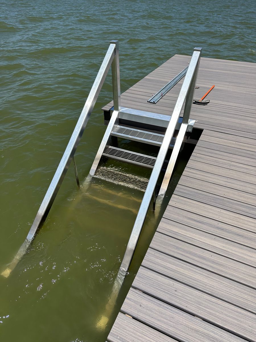 Lake Steps for BR Construction LLC  in Corsicana, TX