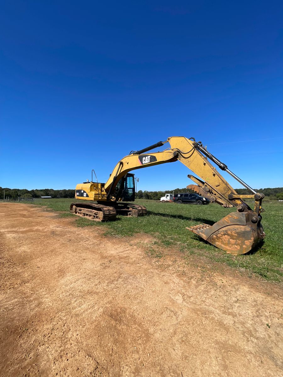 Site Preparation for Maness Trucking & Excavation in Lexington, TN