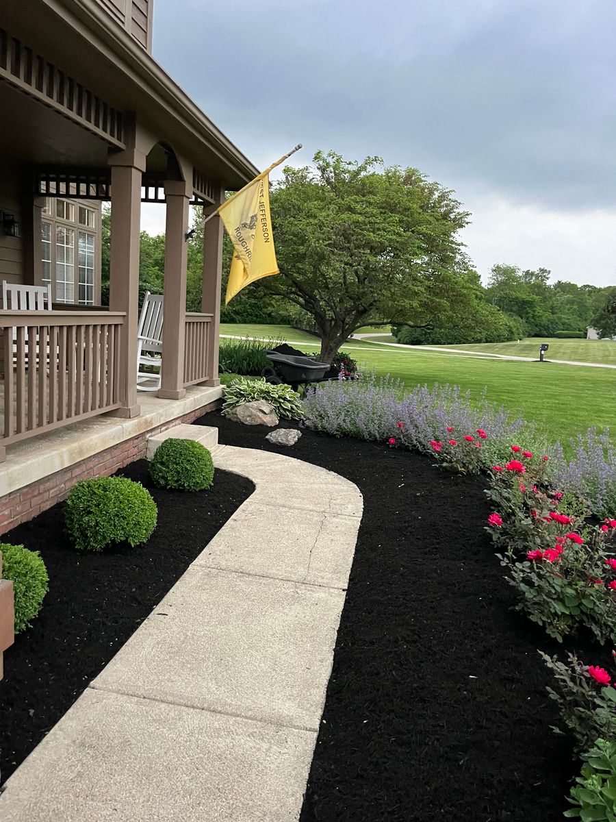 Planting for Elevate Landscape & Hardscape in West Jefferson, OH