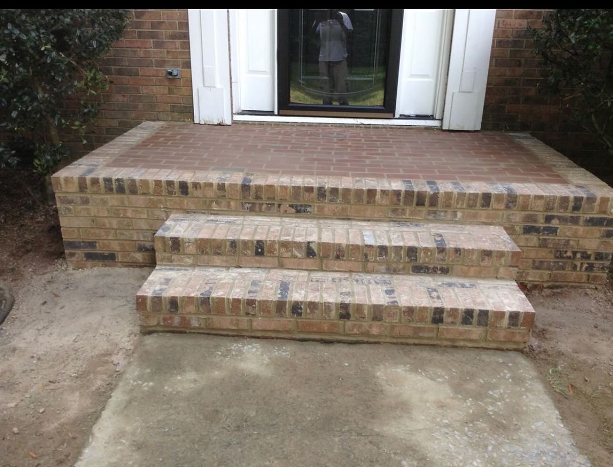Step Installation for Simmons Masonry & Concrete in Charlotte, NC