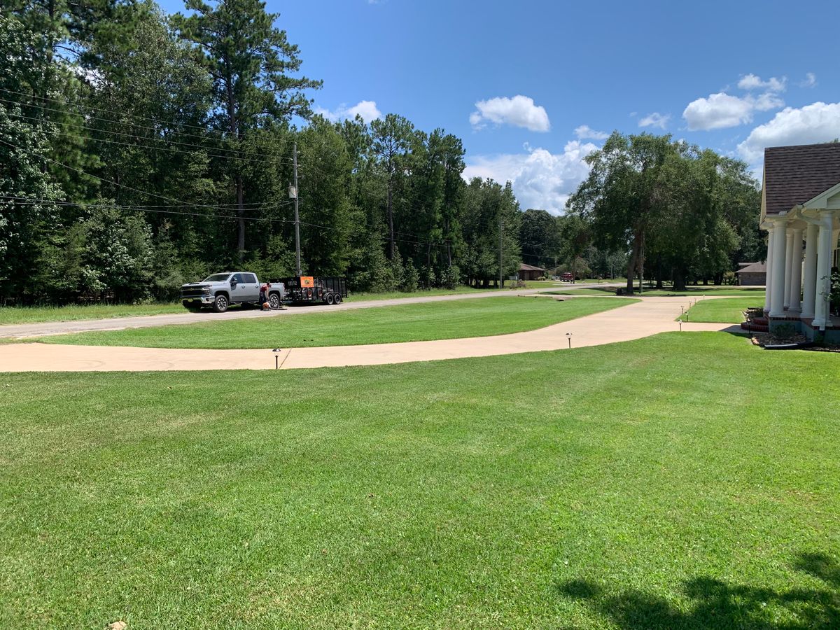 Mowing for JT’s Landscaping in Tyler County, TX