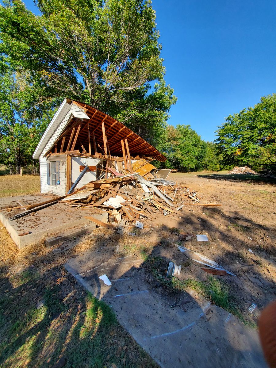 Demolition & Site prep for Honey Do Dirt Works in Bonham, TX