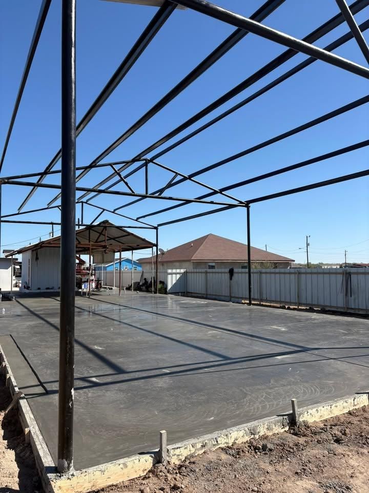 Concrete for Superior Painting and Metal Solutions in McAllen, TX