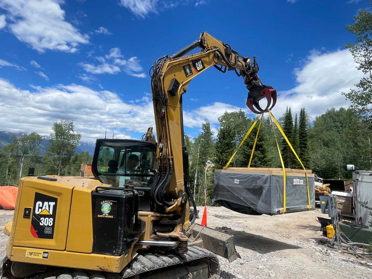Wall Construction for Hansen Earth Works in Jackson, WY