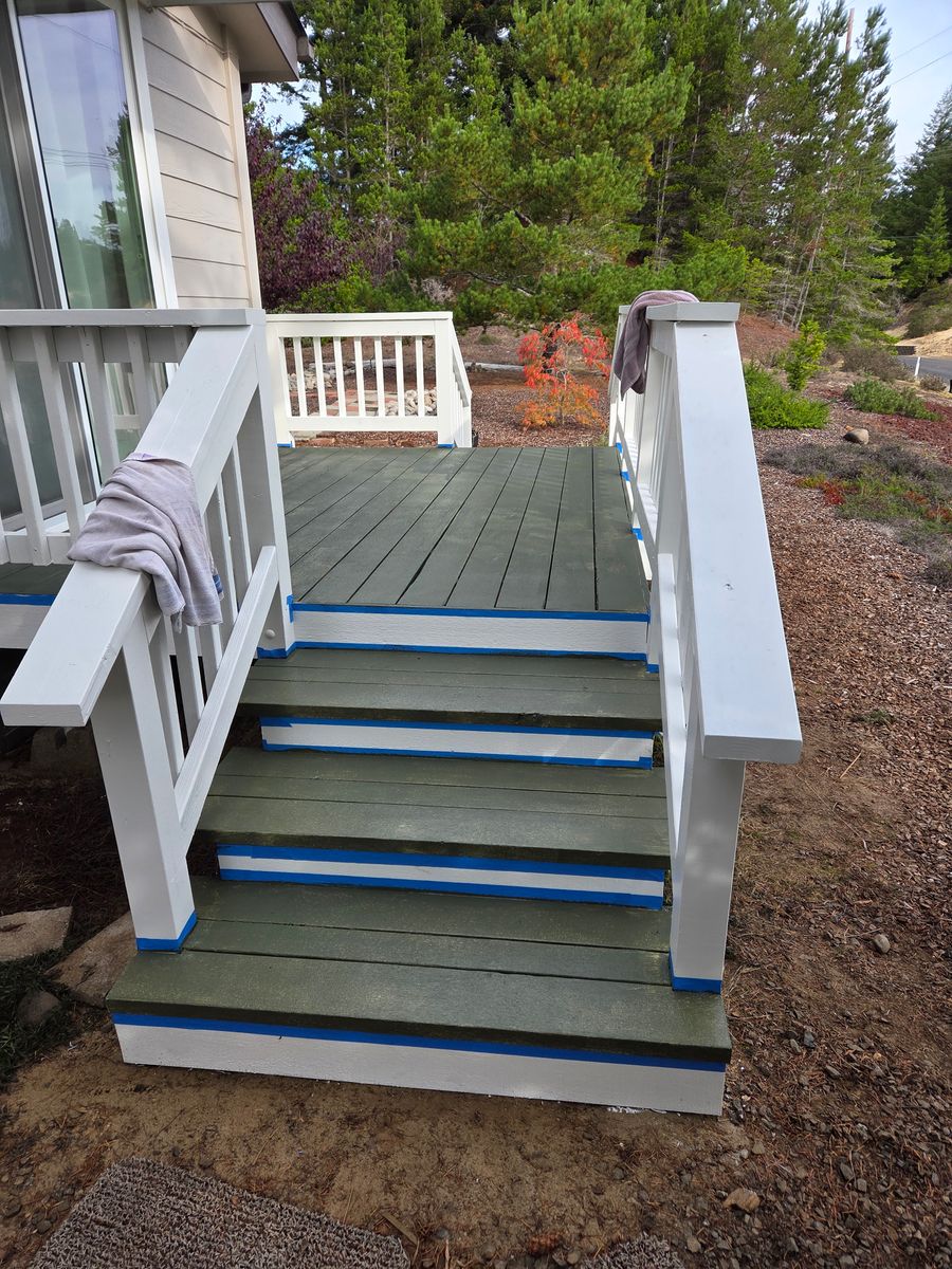 Deck Installation for BTC Construction in Florence, OR