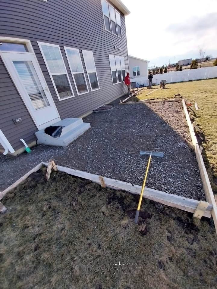 Stamped Concrete Installation for Luna Dynasty Concrete in Chicago, IL