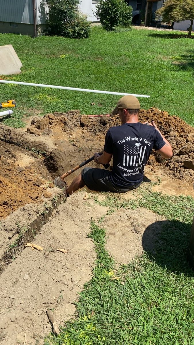 Drainage Solutions for The Whole 9 Yards Landscape VA in Heathsville, VA