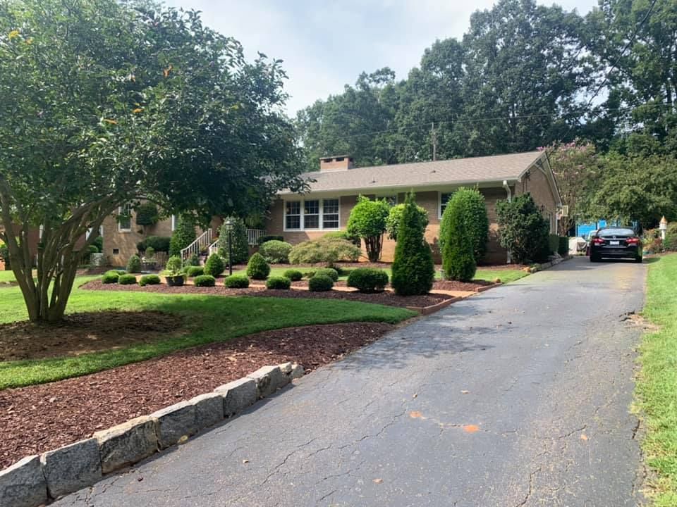 Mulching and Pine Needles for America's Top Pick Lawn & Landscaping in Gastonia, NC